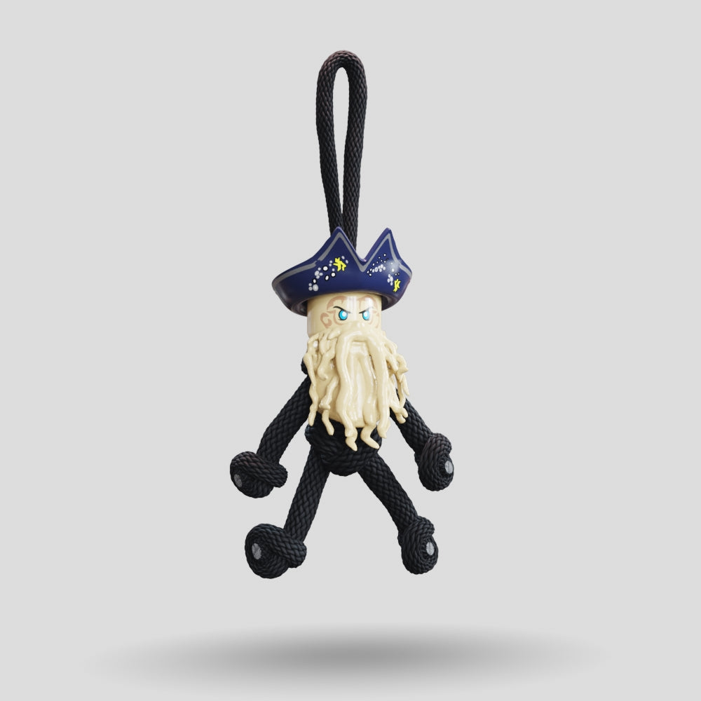 Davy Jones POTC Paracord Buddy Keychain