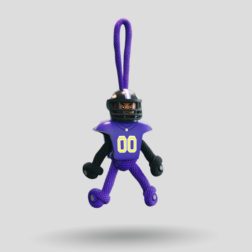 Baltimore Ravens Paracord Buddy Keychain