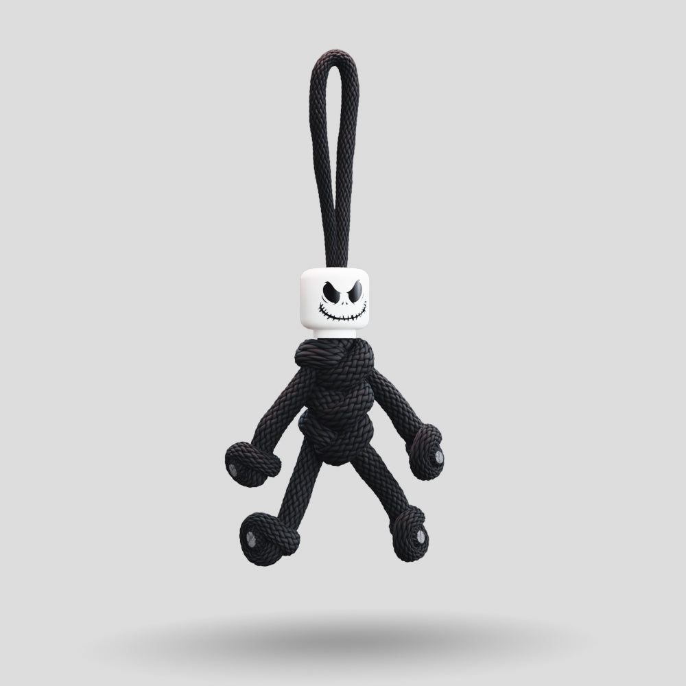 Jack Skellington Nightmare Before Christmas Paracord Buddy Keychain