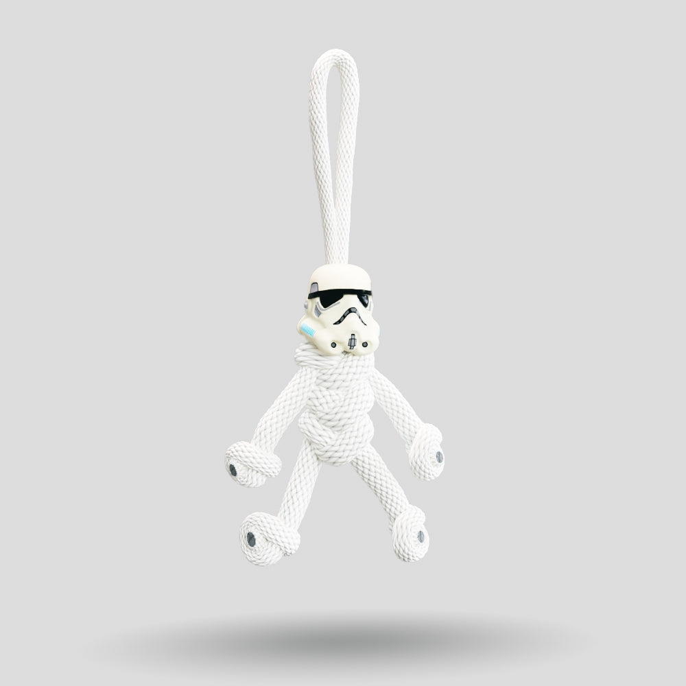Stormtrooper Paracord Buddy Keychain