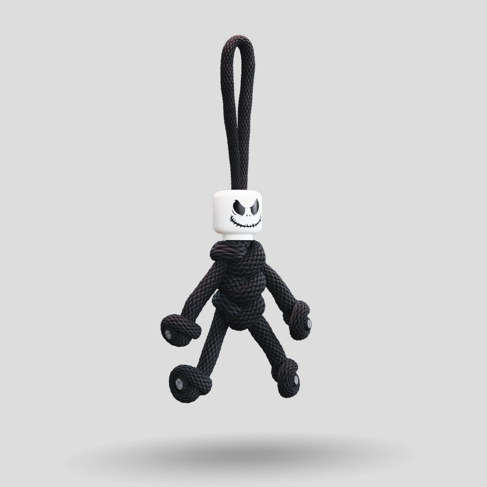 Jack Skellington Nightmare Before Christmas Paracord Buddy Keychain