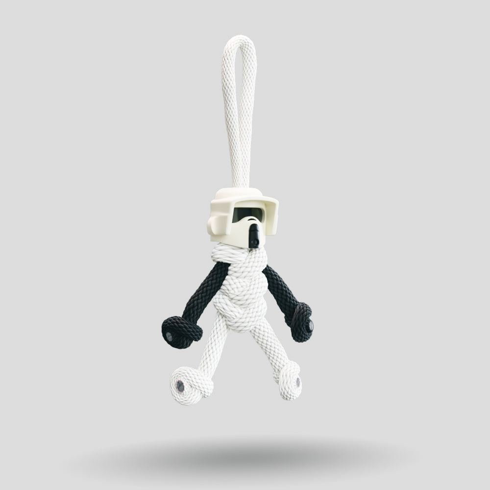 Scout Trooper Paracord Buddy Keychain