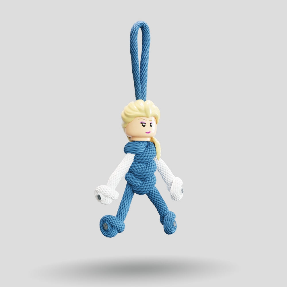 Elsa Paracord Buddy Keychain