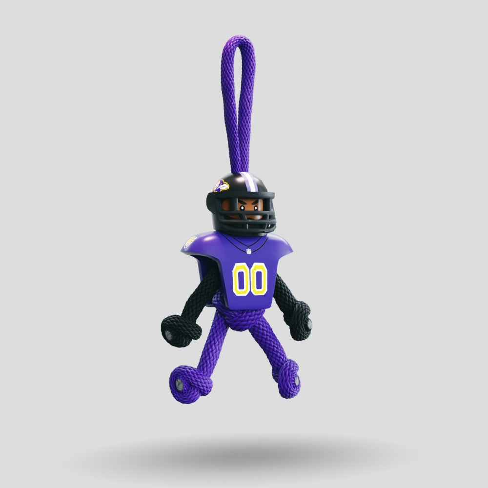 Baltimore Ravens Paracord Buddy Keychain