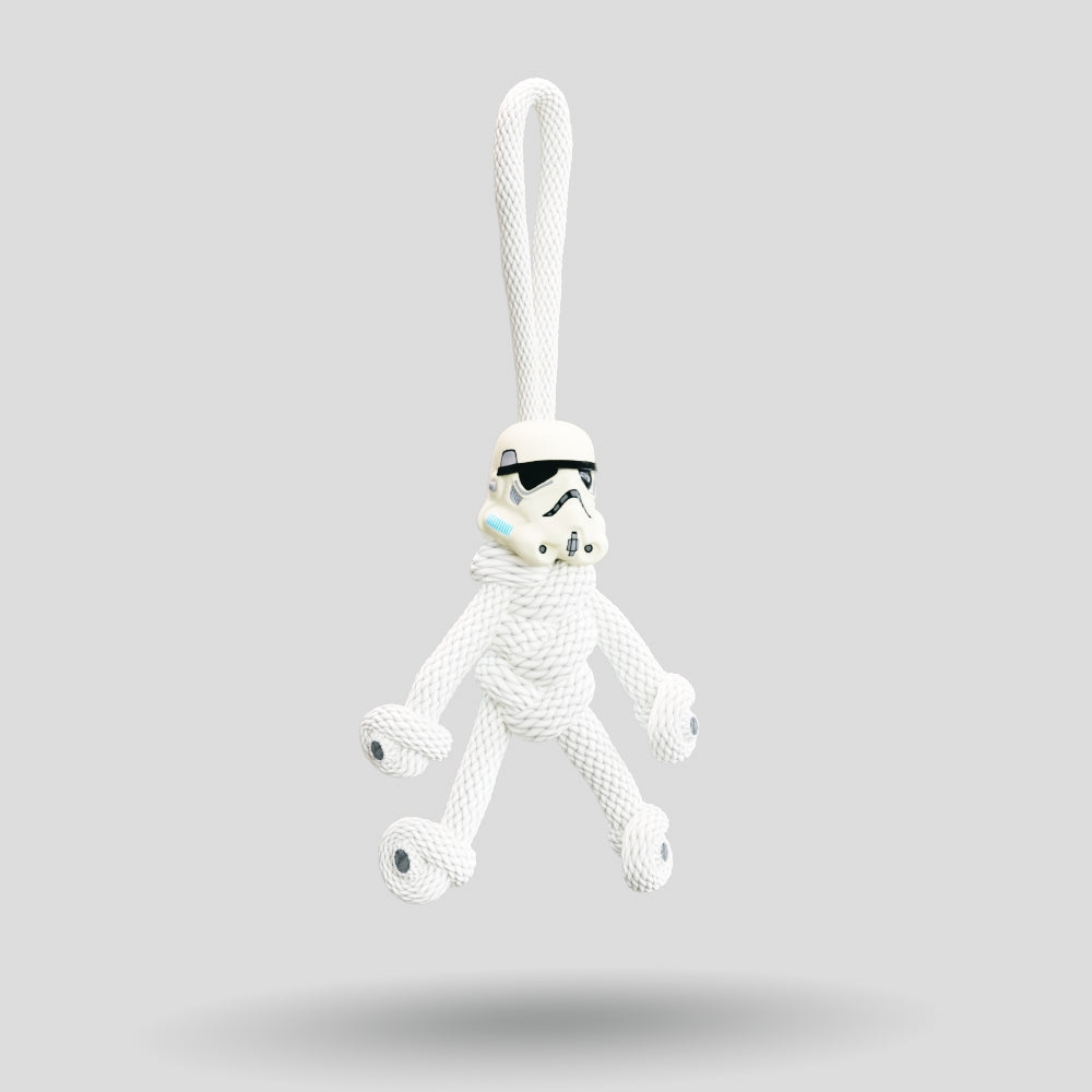 Stormtrooper Paracord Buddy Keychain