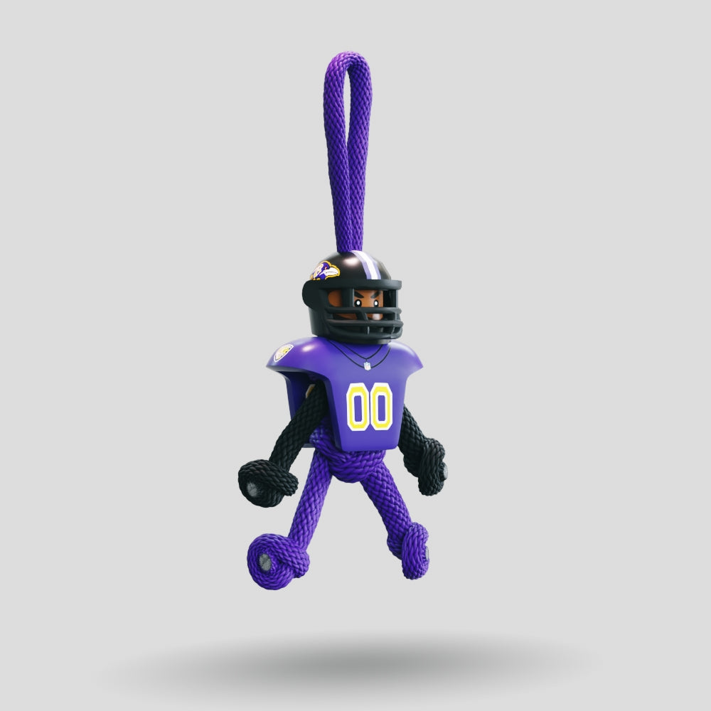 Baltimore Ravens Paracord Buddy Keychain