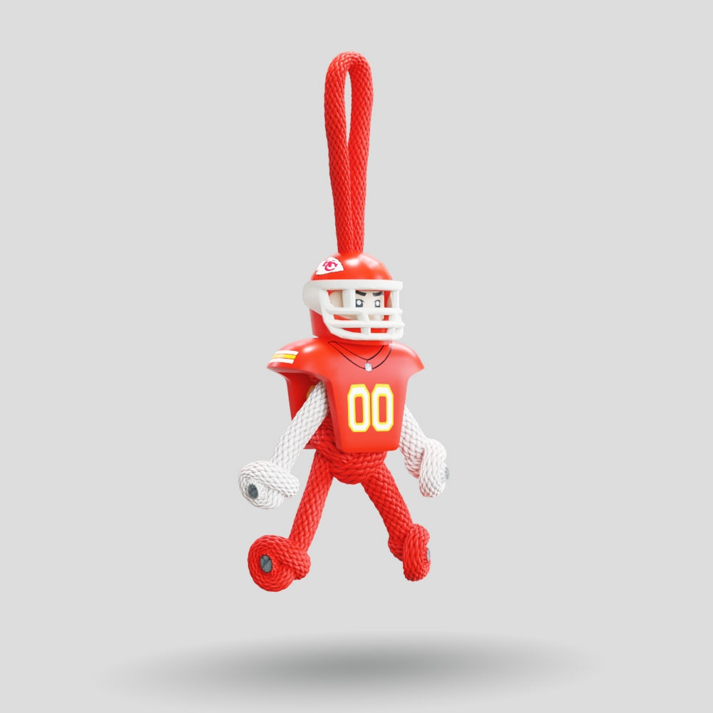 Kansas City Chiefs Paracord Buddy Keychain