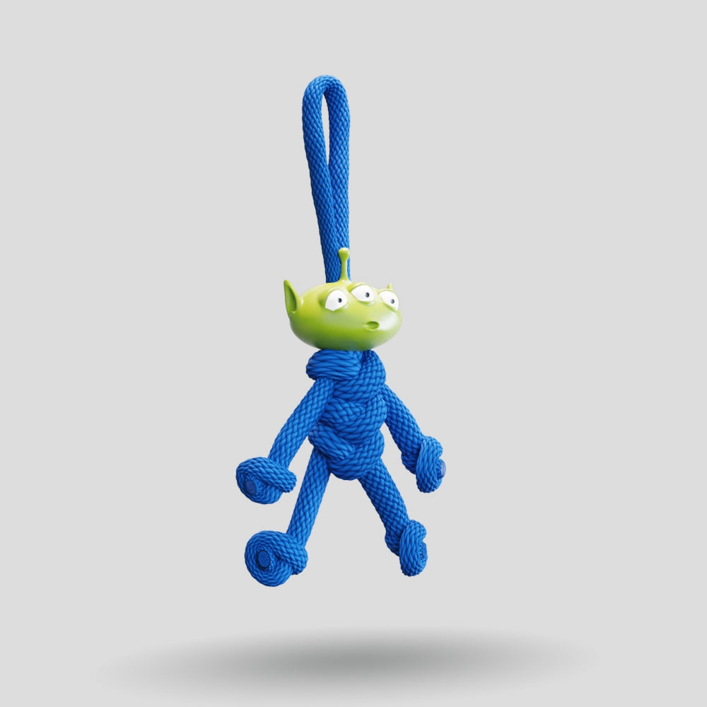 Toy Story Alien Paracord Buddy Keychain