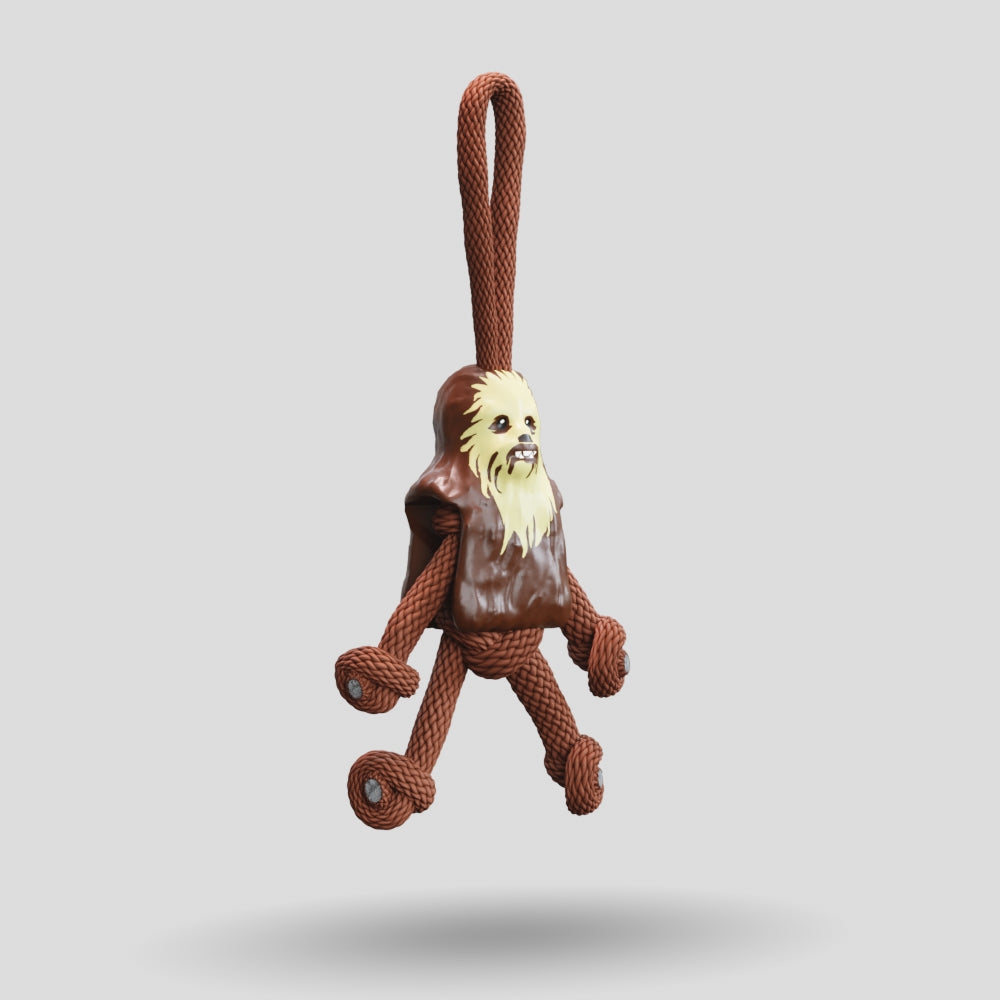 Chewbacca Paracord Buddy Keychain