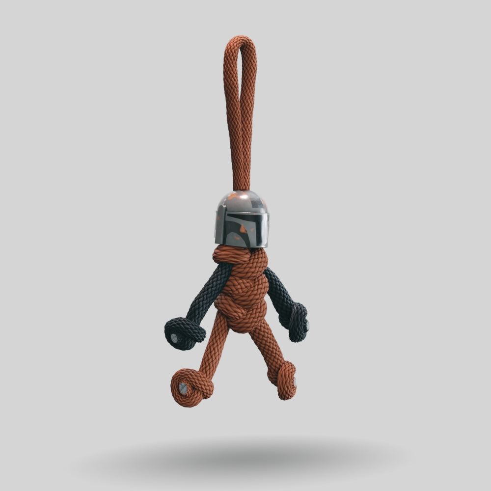 Mandalorian Paracord Buddy Keychain