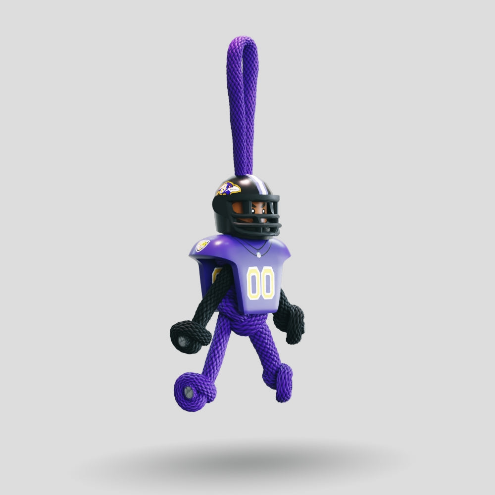 Baltimore Ravens Paracord Buddy Keychain