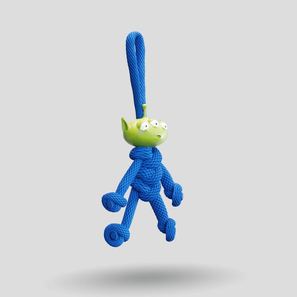 Toy Story Alien Paracord Buddy Keychain