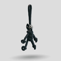 Thumbnail for Black Panther Paracord Buddy Keychain