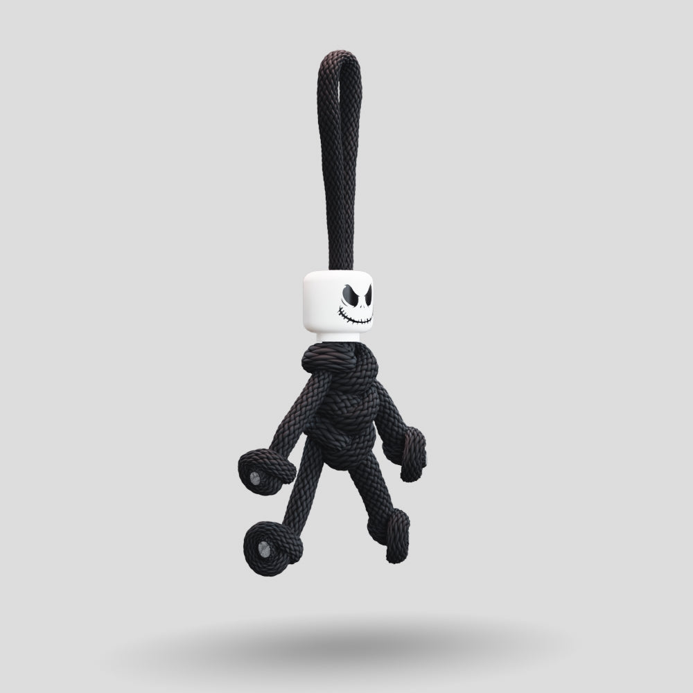 Jack Skellington Nightmare Before Christmas Paracord Buddy Keychain