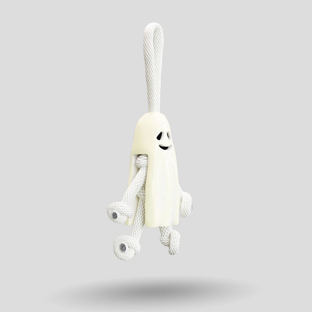 Ghost Paracord Buddy Keychain