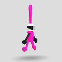 Thumbnail for Hot Pink Biker Buddy Paracord Keychain