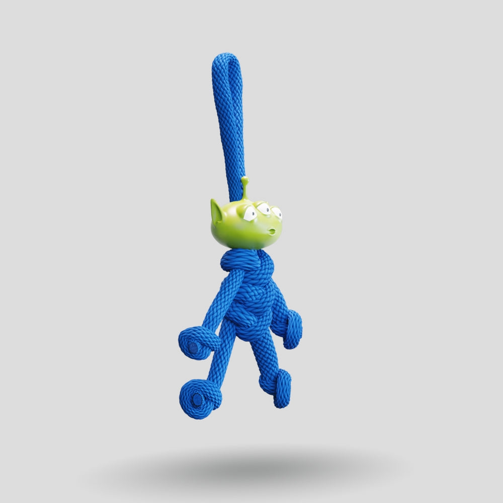 Toy Story Alien Paracord Buddy Keychain