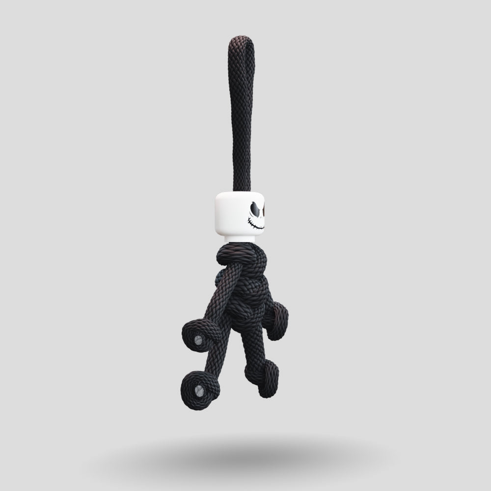 Jack Skellington Nightmare Before Christmas Paracord Buddy Keychain