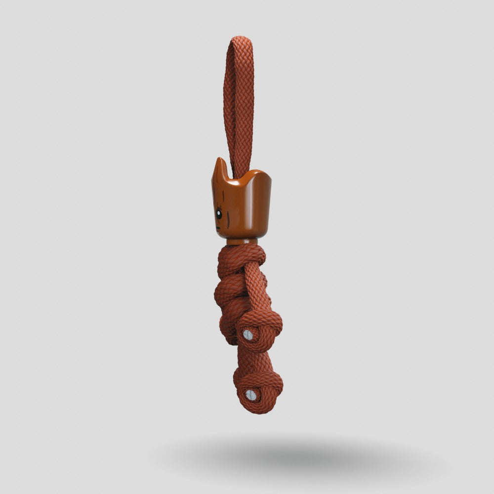 Groot Paracord Buddy Keychain