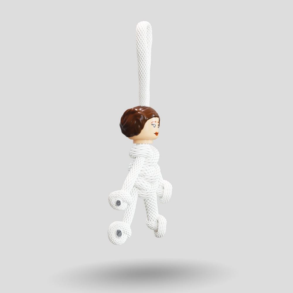 Princess Leia Paracord Buddy Keychain