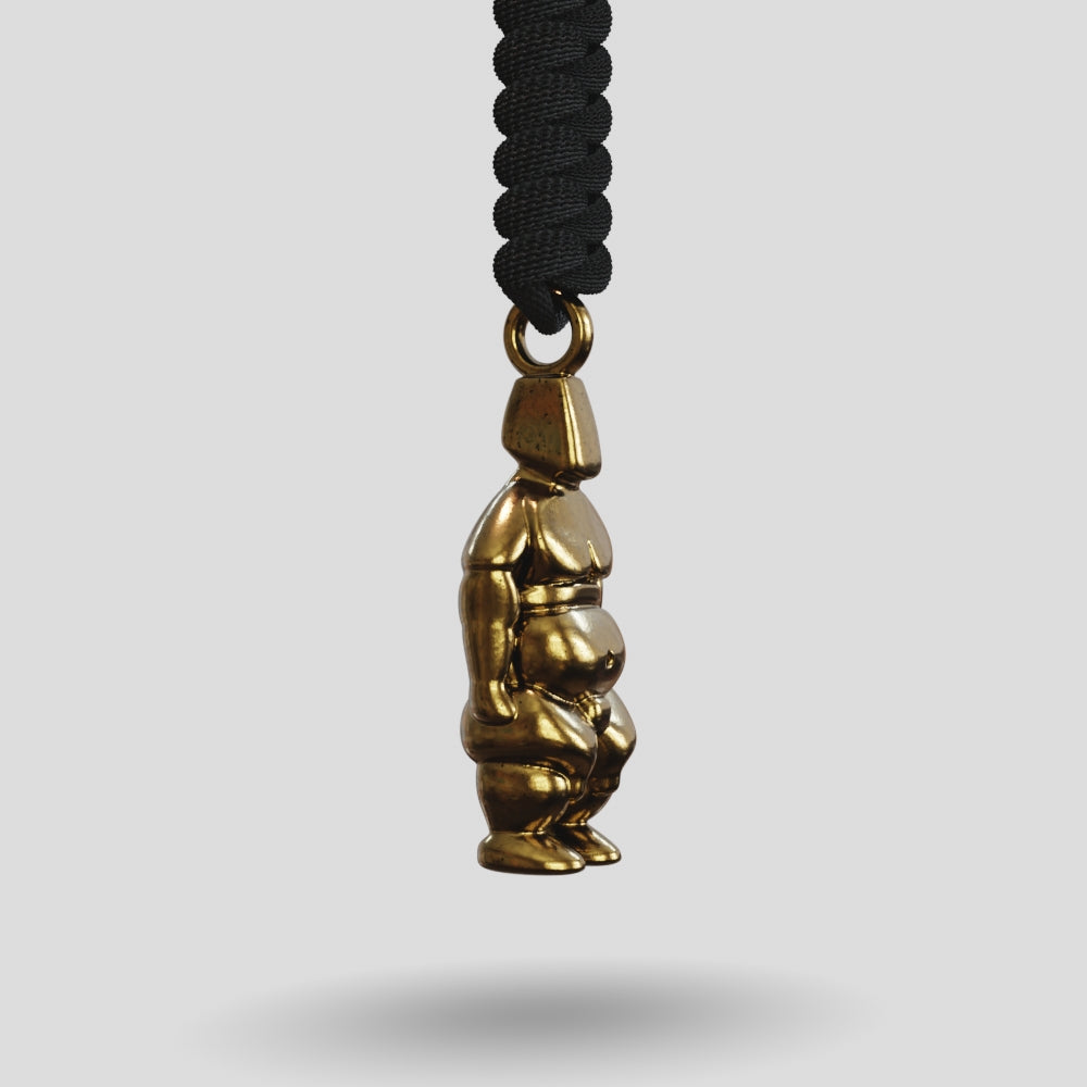 Lucky Fat Man Metalseries Paracord Buddy Keychain