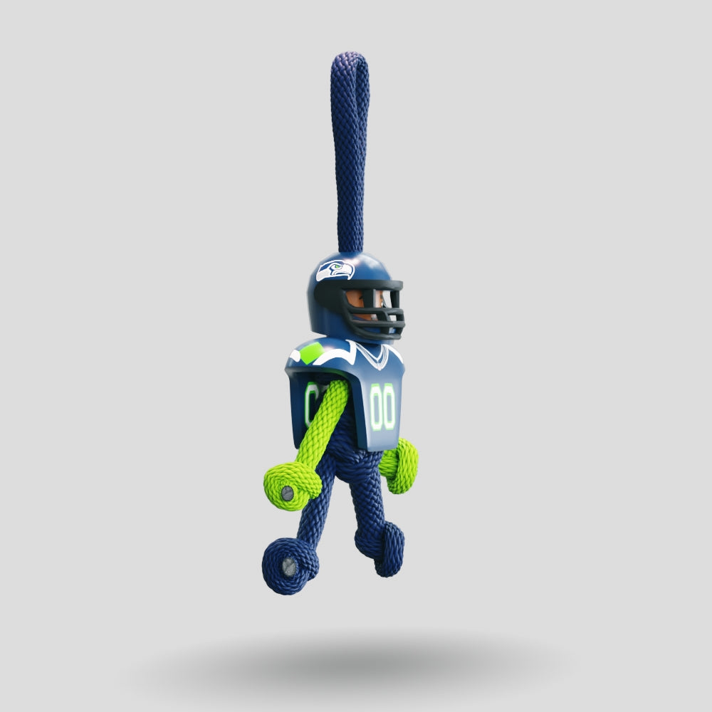 Seattle Seahawks Paracord Buddy Keychain