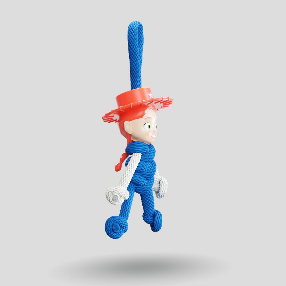Jessie Toy Story Paracord Buddy Keychain