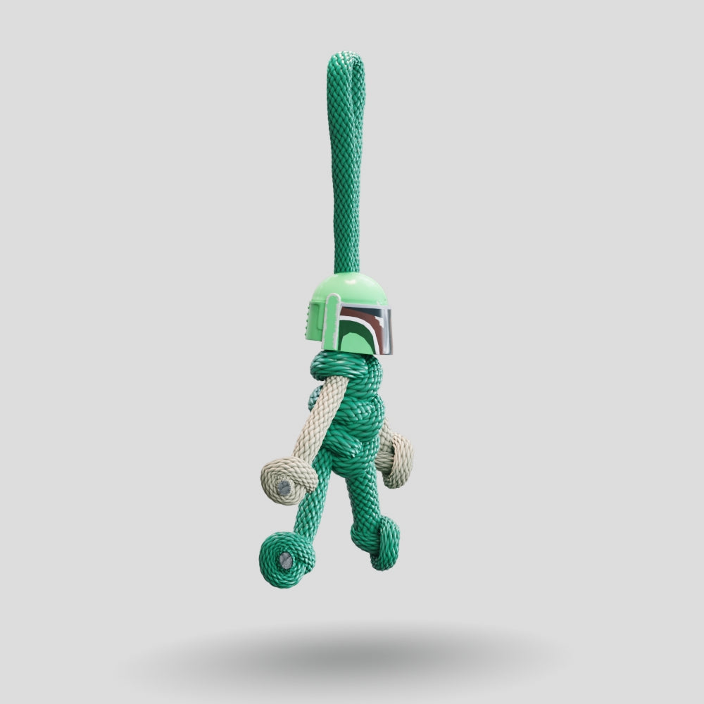 Boba Fett Paracord Buddy Keychain