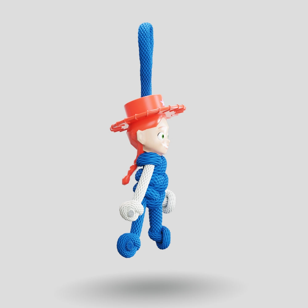 Jessie Toy Story Paracord Buddy Keychain