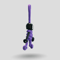 Thumbnail for Black Purple Biker Buddy Paracord Keychain