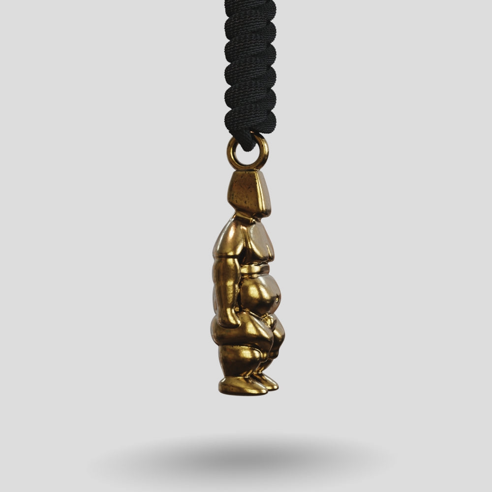Lucky Fat Man Metalseries Paracord Buddy Keychain