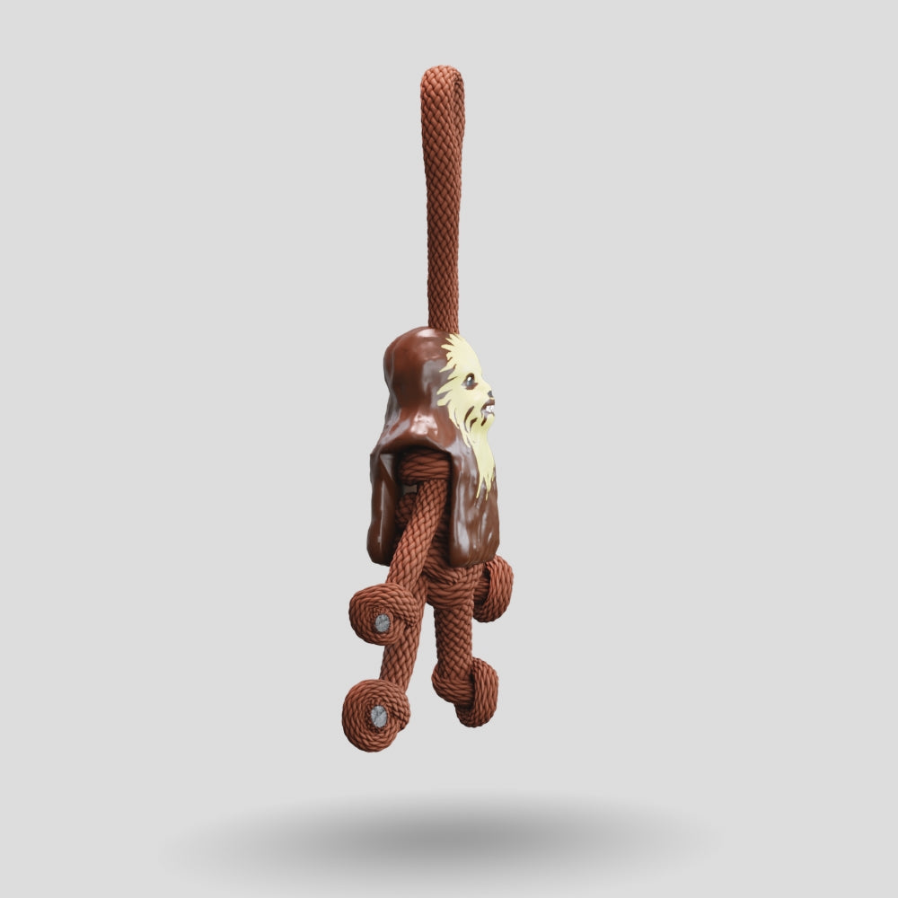 Chewbacca Paracord Buddy Keychain