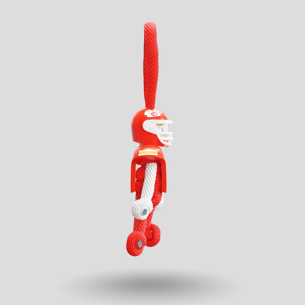 Kansas City Chiefs Paracord Buddy Keychain