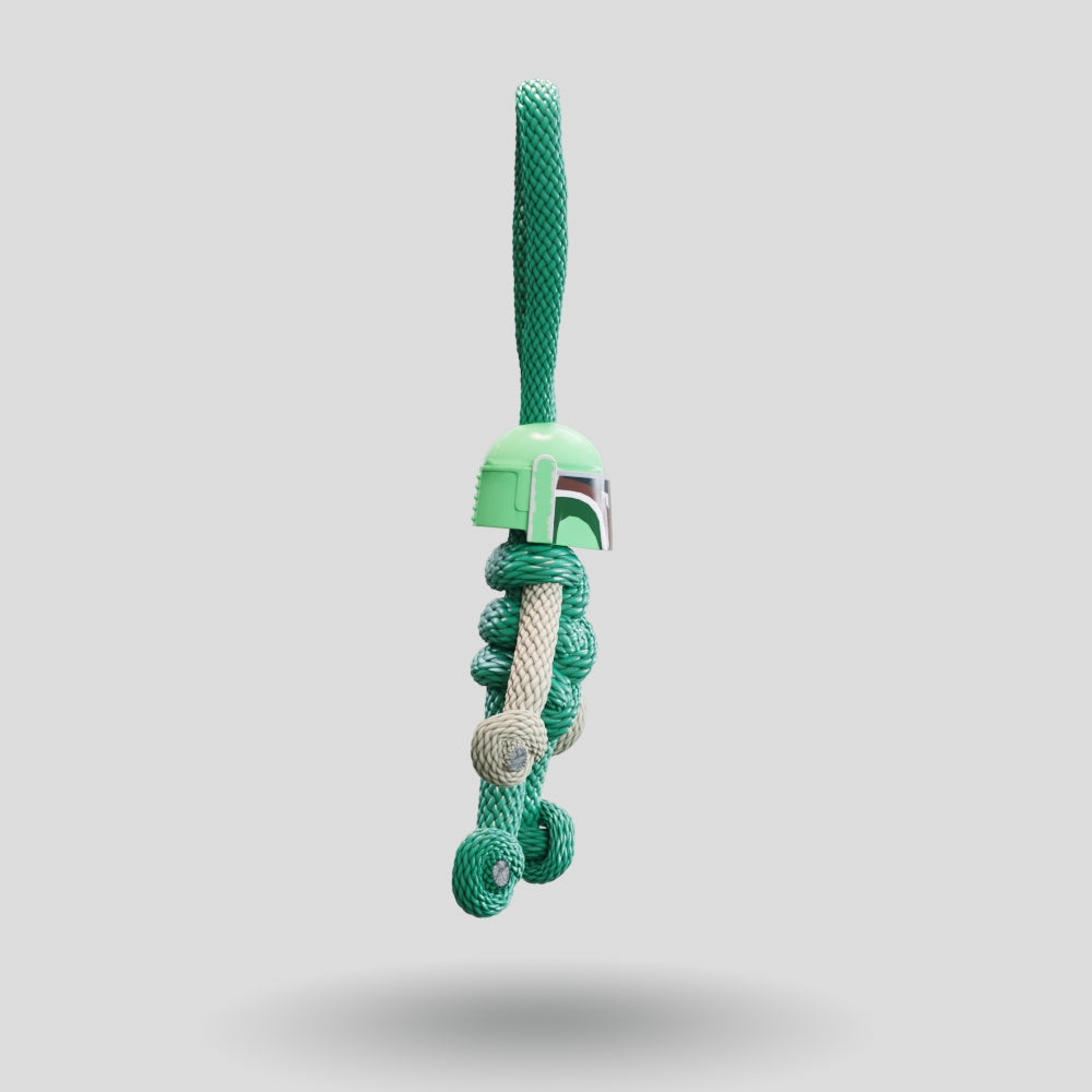 Boba Fett Paracord Buddy Keychain