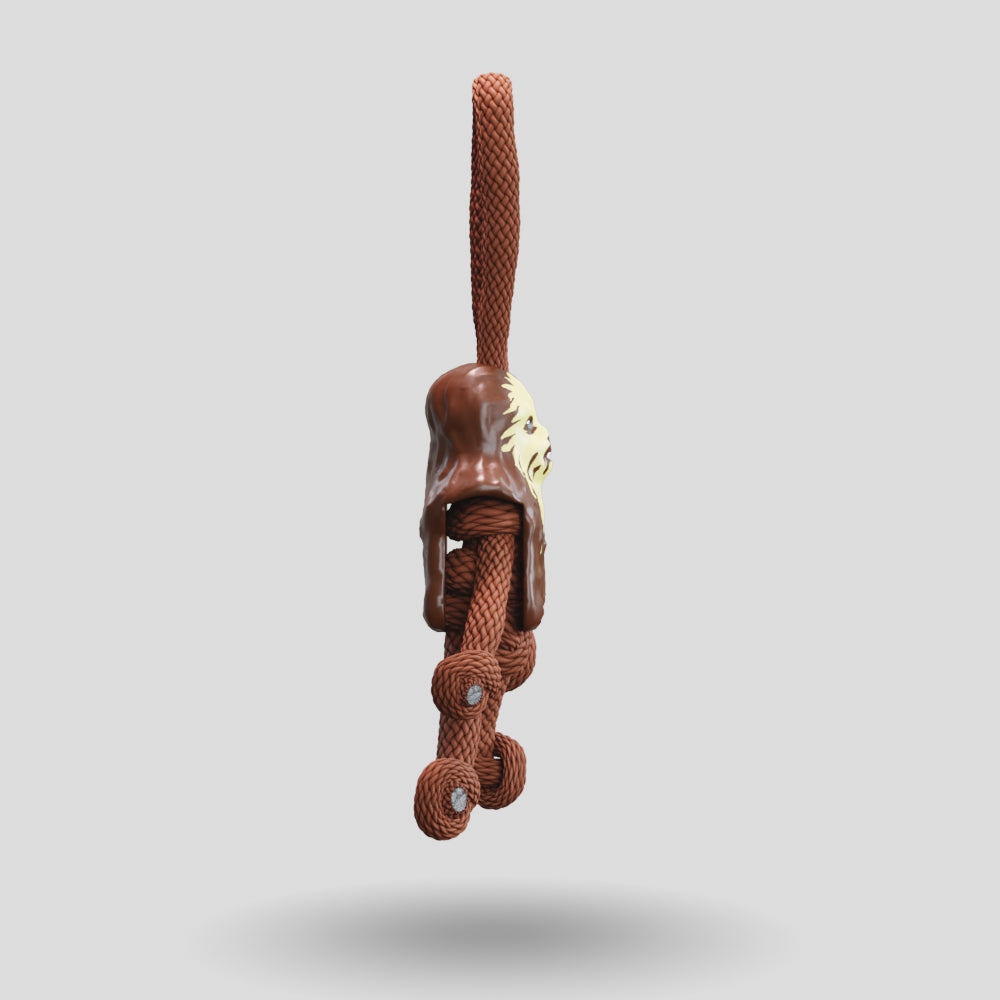 Chewbacca Paracord Buddy Keychain