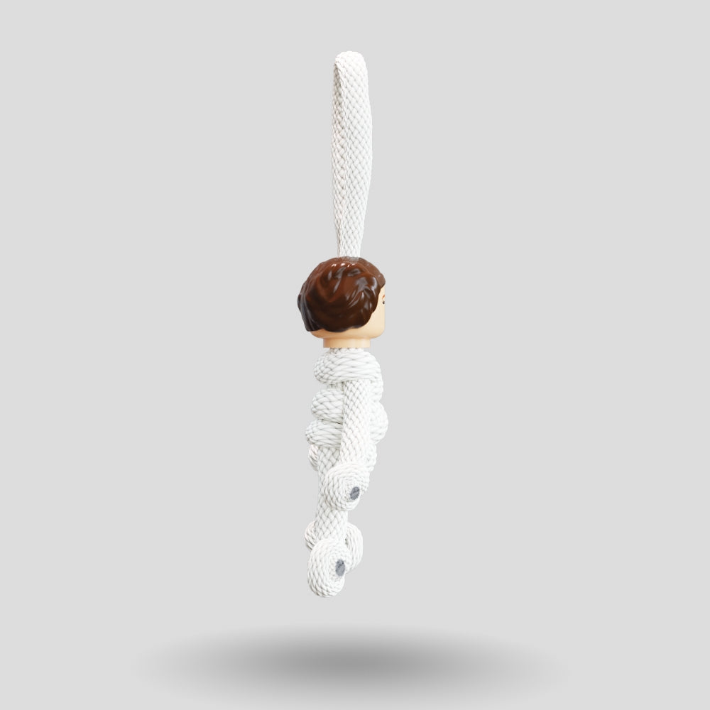 Princess Leia Paracord Buddy Keychain