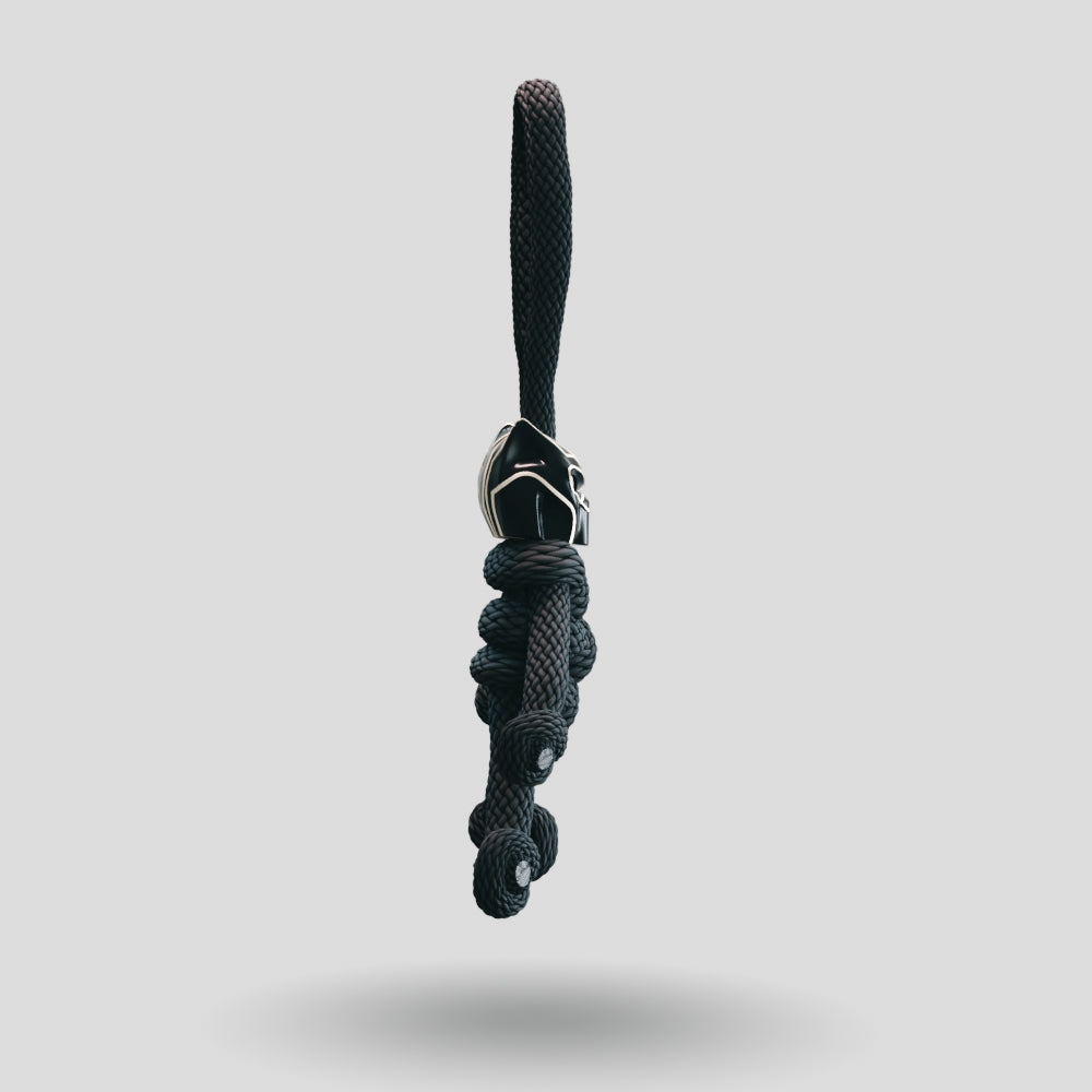 Black Panther Paracord Buddy Keychain