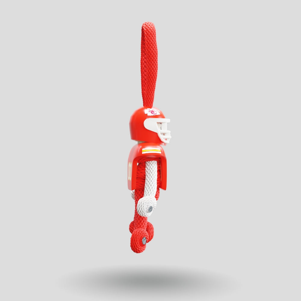 Kansas City Chiefs Paracord Buddy Keychain