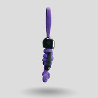 Thumbnail for Black Purple Biker Buddy Paracord Keychain no