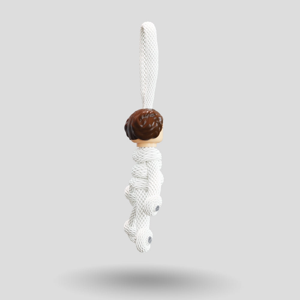 Princess Leia Paracord Buddy Keychain