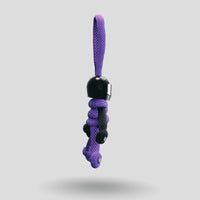 Thumbnail for Black Purple Biker Buddy Paracord Keychain