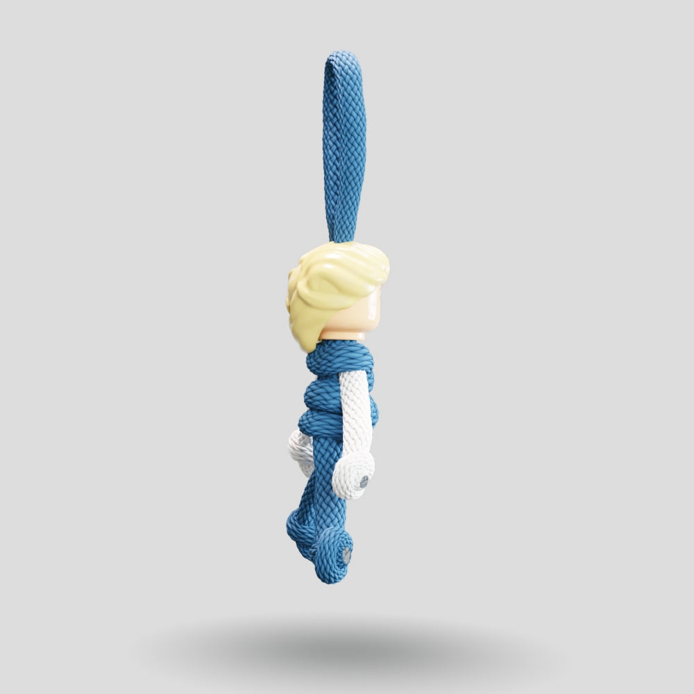 Elsa Paracord Buddy Keychain