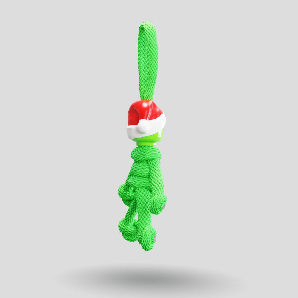 Grinch Paracord Buddy Keychain