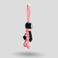 Thumbnail for Black Pink Biker Buddy Paracord Keychain