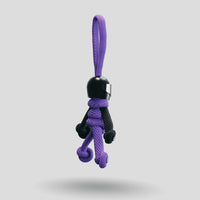 Thumbnail for Black Purple Biker Buddy Paracord Keychain