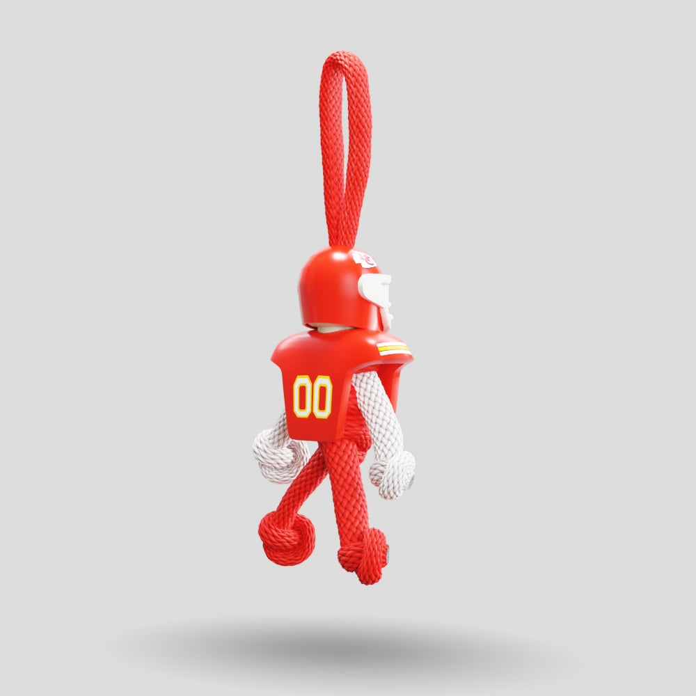 Kansas City Chiefs Paracord Buddy Keychain