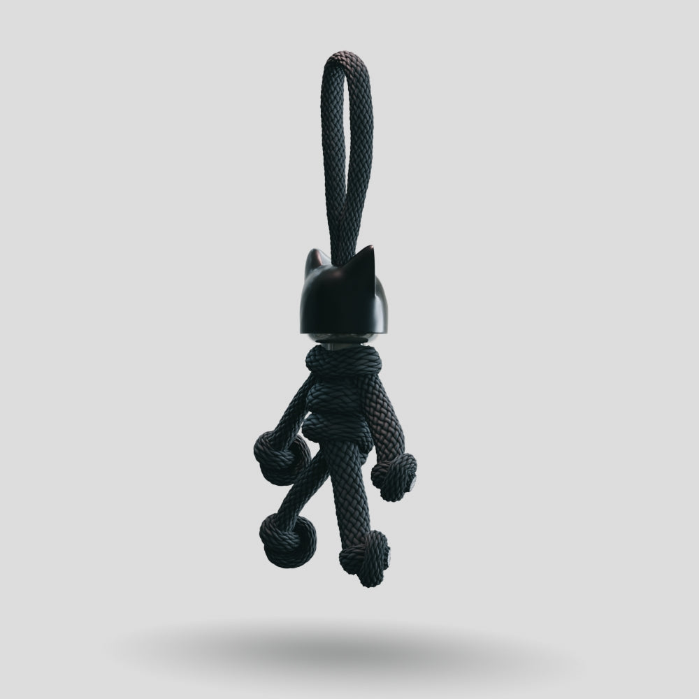 Catwoman Paracord Buddy Keychain