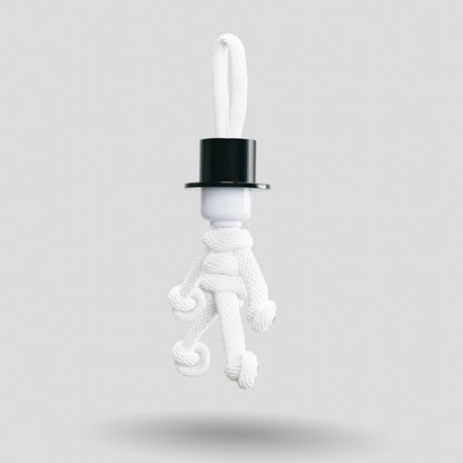 The Snowman Paracord Buddy Keychain
