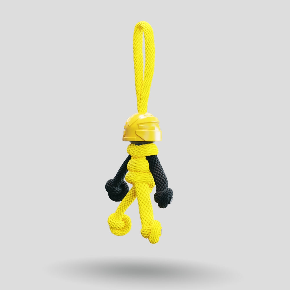 Bumblebee Paracord Buddy Keychain