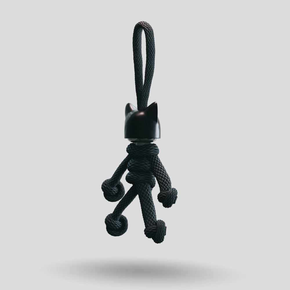 Catwoman Paracord Buddy Keychain